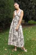 Vestido Raha Taupe