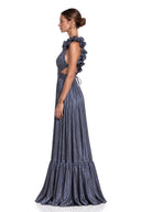 Vestido Sophie Slate Blue