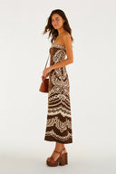 Vestido Taipa Nicole Marrom