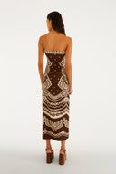 Vestido Taipa Nicole Marrom
