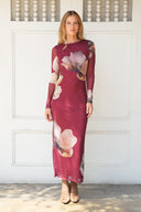 Vestido Camille Burgundy