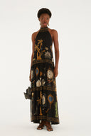 Vestido Longo Bibelo Preto