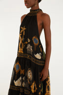 Vestido Longo Bibelo Preto
