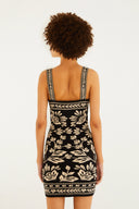 Vestido Tricot Curto Preto