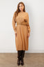 Vestido Crewneck Long