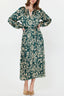 Vestido Alora Teal Multi
