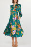 Vestido Aurie Green Floral