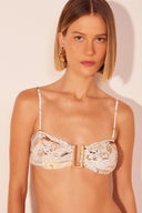 Bikini Bandeaus Stars Beige
