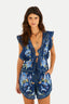 Blusa Floral Ana Azul