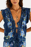Blusa Floral Ana Azul