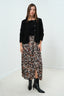Textured Midi Skirt