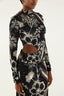 Vestido Ceu De Flor Black White