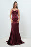 Vestido Charmy Wine