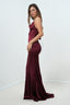 Vestido Charmy Wine