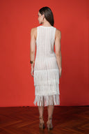 Vestido Coastel Patch White