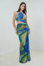 Vestido Corinne Blue Multi
