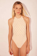 One Piece Crystal Off White