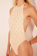 One Piece Crystal Off White