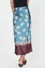 Falda Dallis Burgundy Blue