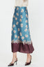 Falda Dallis Burgundy Blue