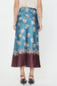 Falda Dallis Burgundy Blue