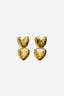 Aretes Dangle Heart Gold