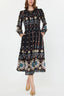 Vestido Della Black Multi
