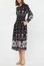 Vestido Della Black Multi