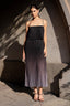 Vestido Duas Camadas Plisse