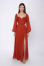 Vestido Evie Rust