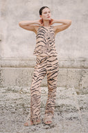 Pantalon Feline Denim White