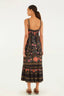 Vestido Floral Belle Black Multi