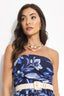 Top Floral Tati Blue