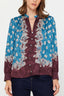Blusa Francie Burgundy Blue