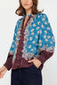 Blusa Francie Burgundy Blue