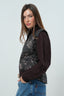 Casaca Gaelle Black Floral