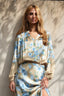 Blusa Galia Olive Blue