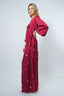 Vestido Aya Long Garnet