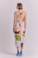 Vestido Georgia Hojas White
