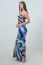 Vestido Groove Blue Multi