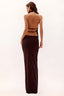 Set Halter Neck Brown Sandalo