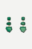 Aretes Jade Green