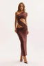 Vestido  Joana Marrom Cumin