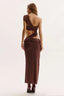 Vestido  Joana Marrom Cumin