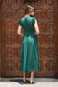 Vestido Krissa Emerald Green