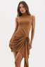Vestido Lateral Grace Anise Brown