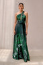 Vestido Lirio Green Black