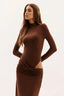 Vestido  Agatha Marrom Malfitano