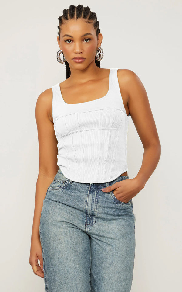 Top Malha Corset