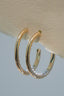 Aretes Mini Pearls Hoop